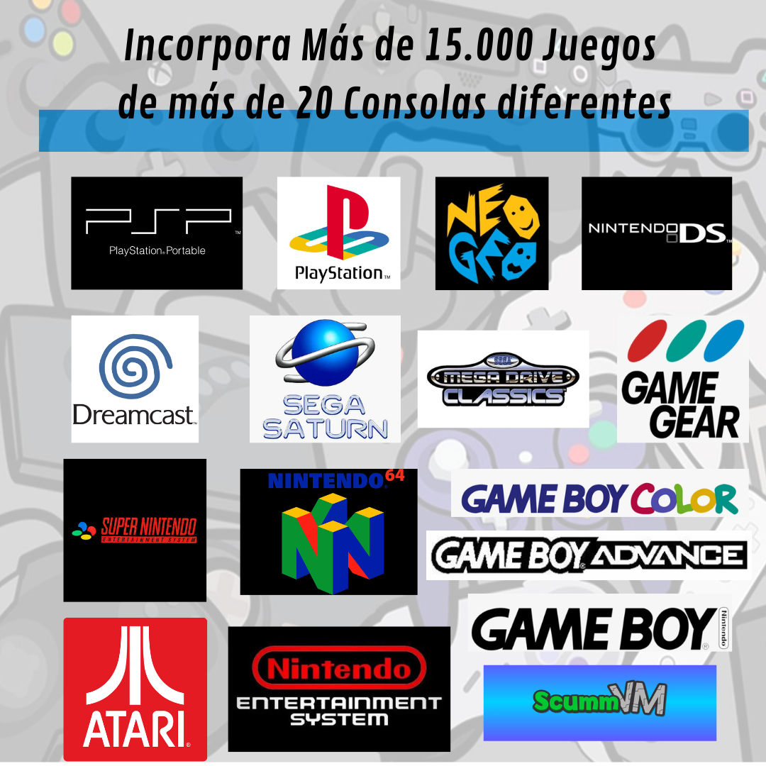 SUPER CONSOLA RETRO™ Android TV 8K Verificado