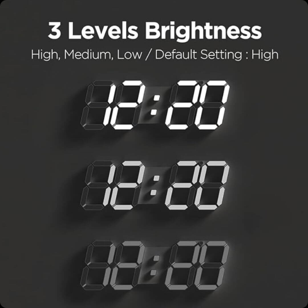 GlowTime™ - Reloj 3 en 1 : Reloj, Alarma y Parlante