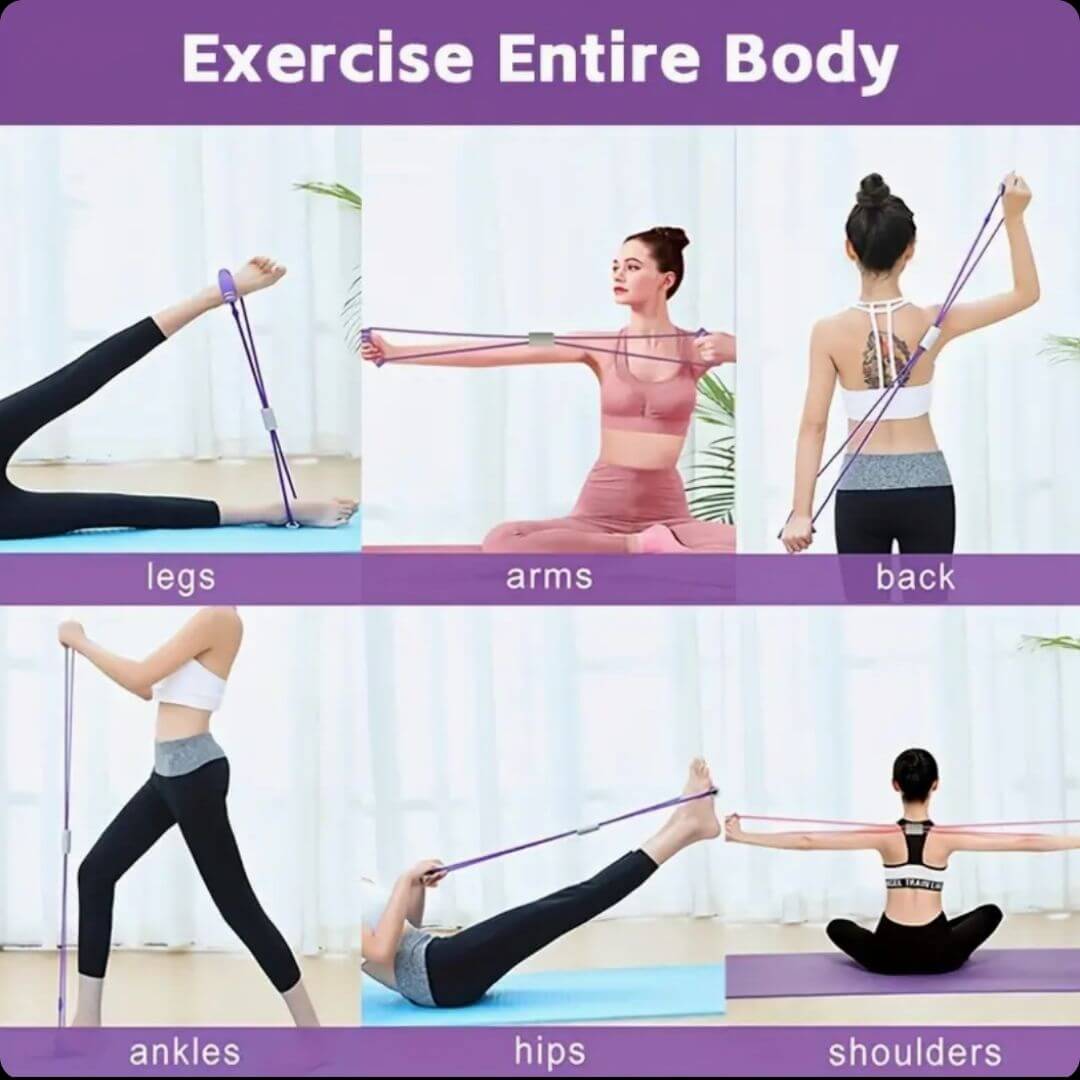 FLEXIBAND™️ + BANDA IN 8 GRATIS: TONIFICA Y FORTALECE EN CASA