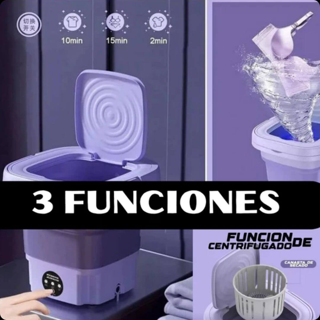 FoldWash™ - Lava Donde Quieras ahorrando agua y luz