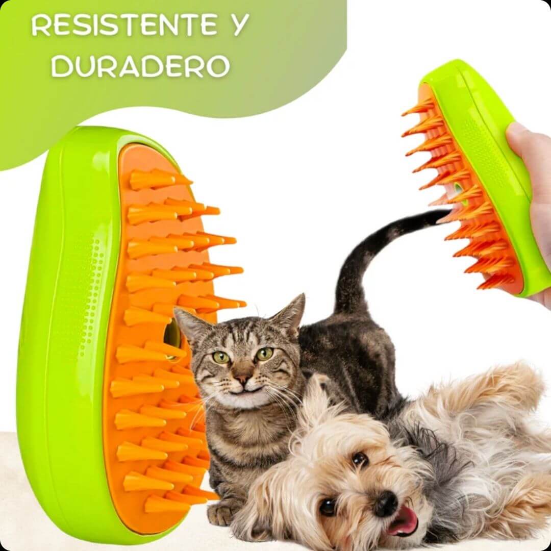 PetSteam™: Cepillo Vapor Mascotas