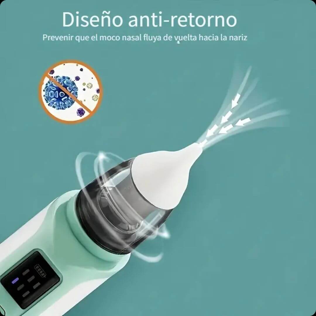 Deluvo - Aspirador eléctrico para bebés