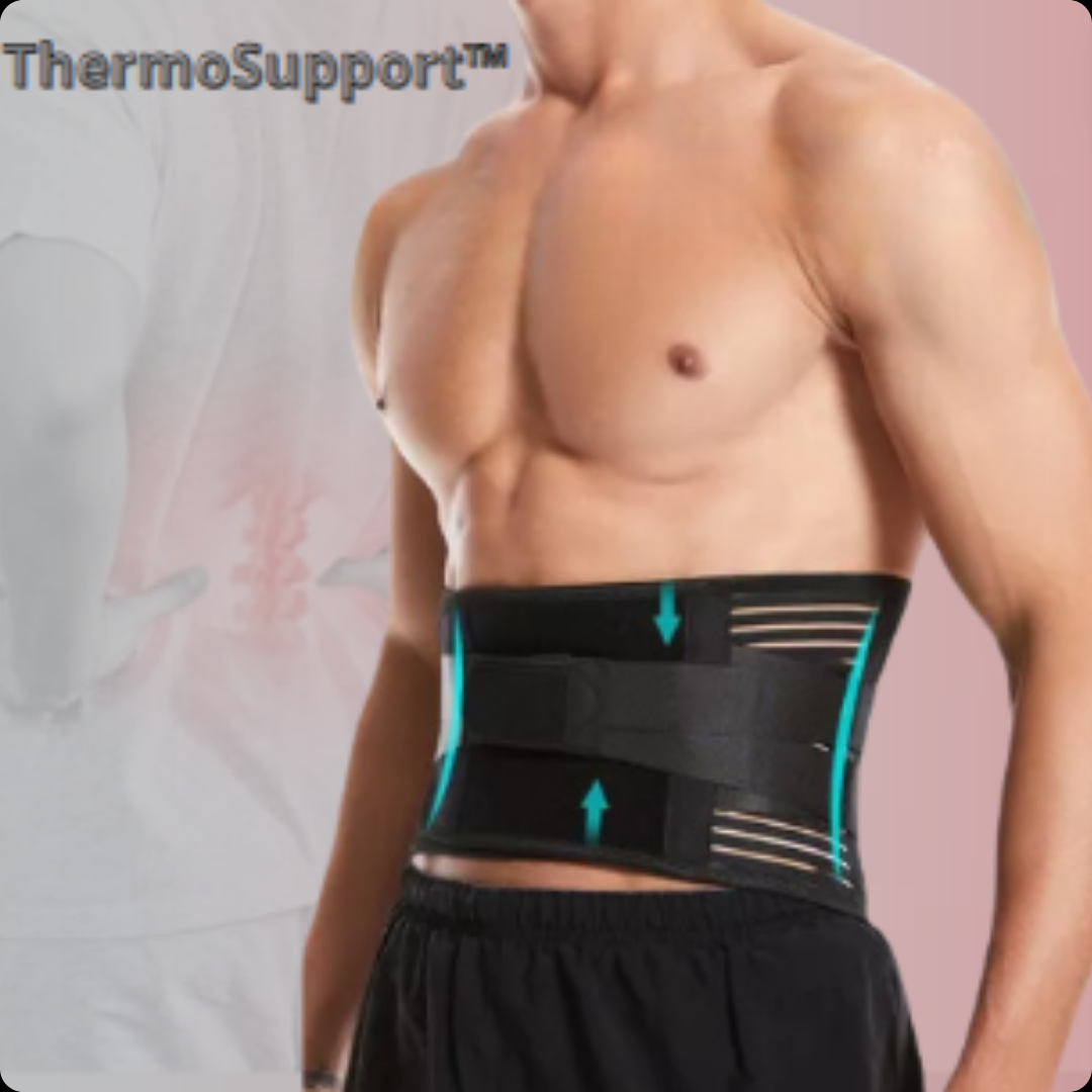 ThermoSupport™ - Faja Lumbar Térmica para Alivio y Soporte Diario