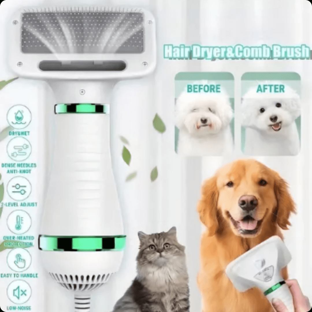 PetDry™ - Secado Rápido y Suave para Mascotas