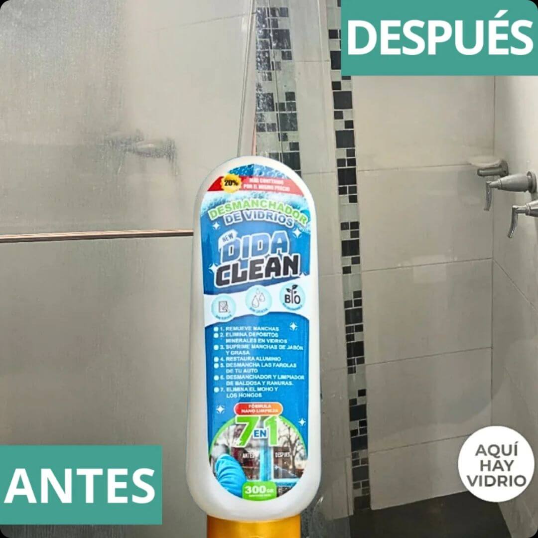 DidaClean™ - Eliminación Efectiva de Manchas en Vidrio y Metal