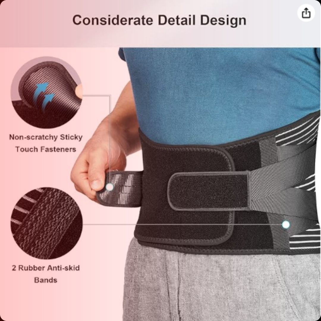 ThermoSupport™ - Faja Lumbar Térmica para Alivio y Soporte Diario