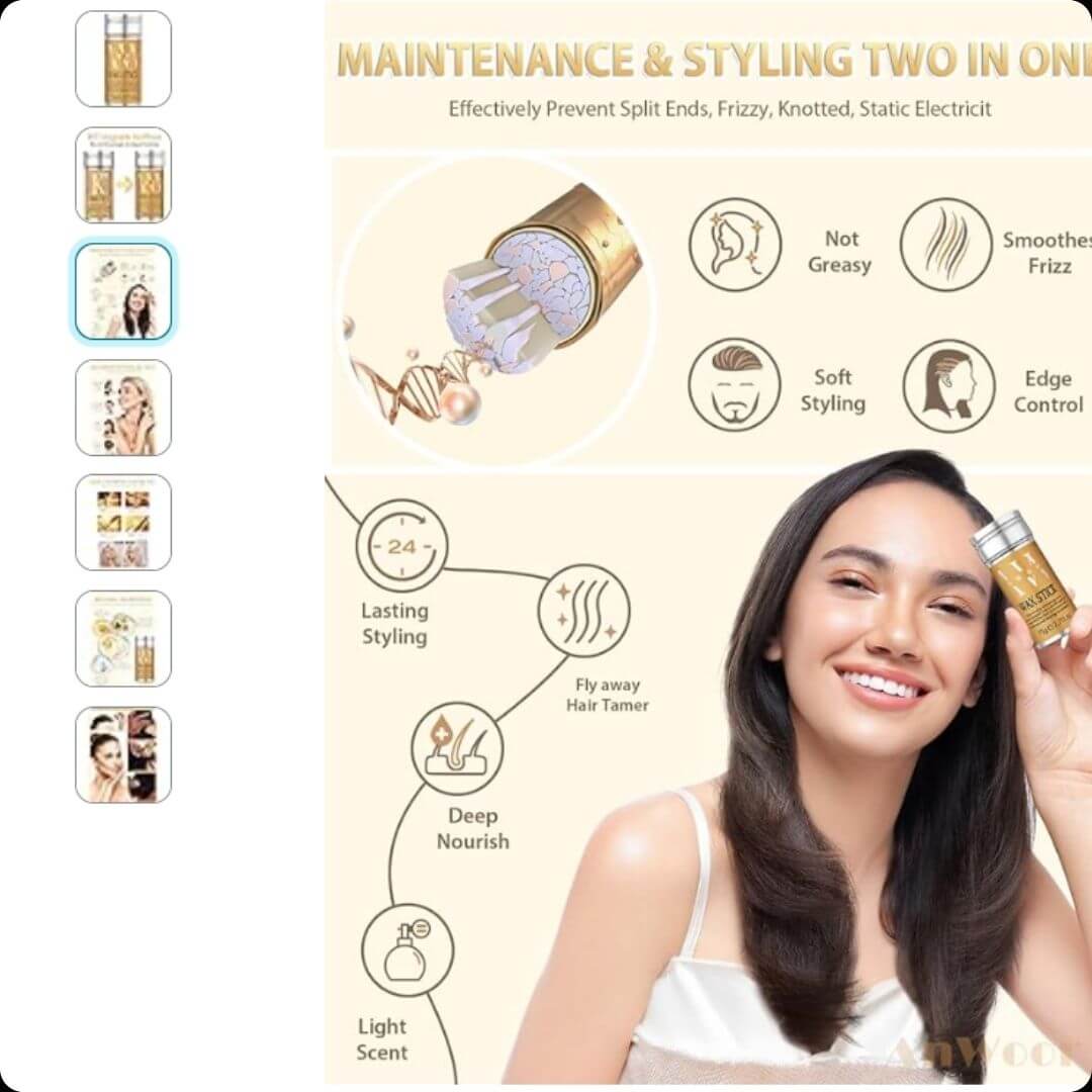 GlowHair™ -Elimina el Frizz durante todo el día