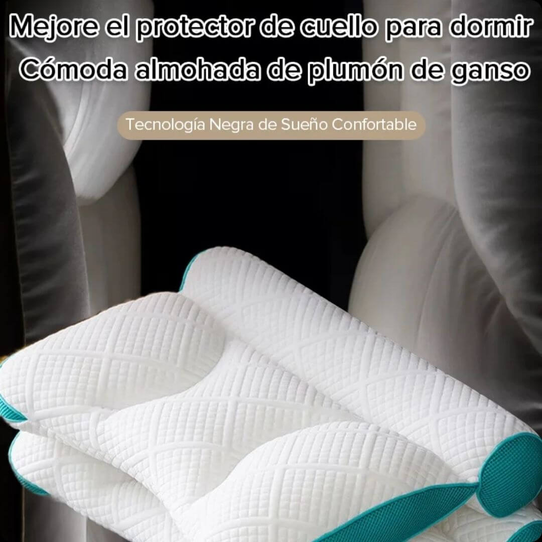 💖Diseño integrado de zona cómoda para dormir almohada de plumas de ganso💖