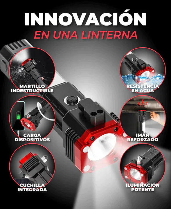 🔦 ShadowForce™ Tactical Flashlight Ilumina. Protege. Sobrevive.