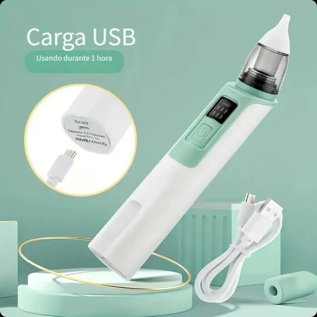 Deluvo - Aspirador eléctrico para bebés