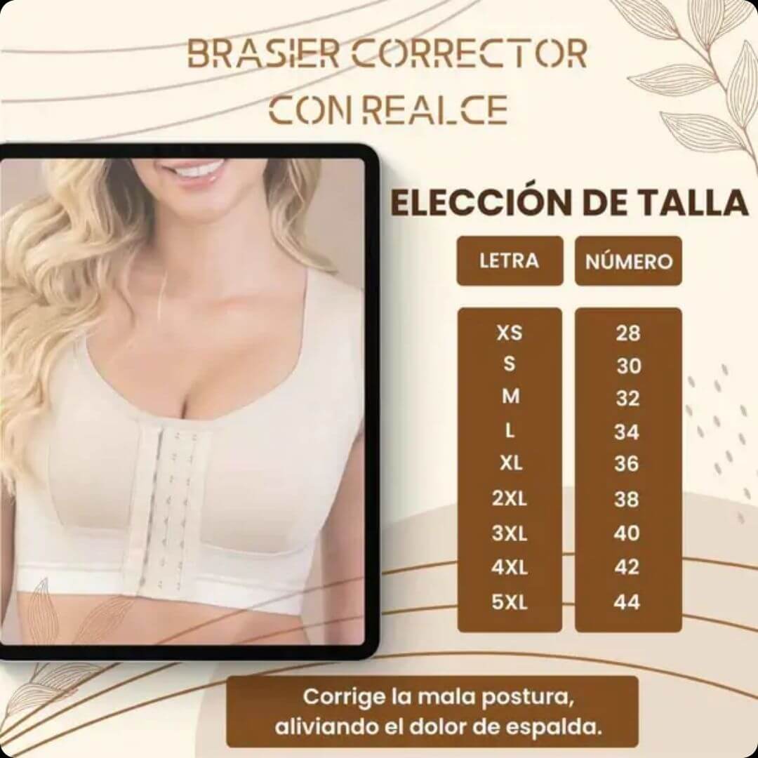 ShapeLift™ Sujetador Ergonómico con Soporte de Espalda