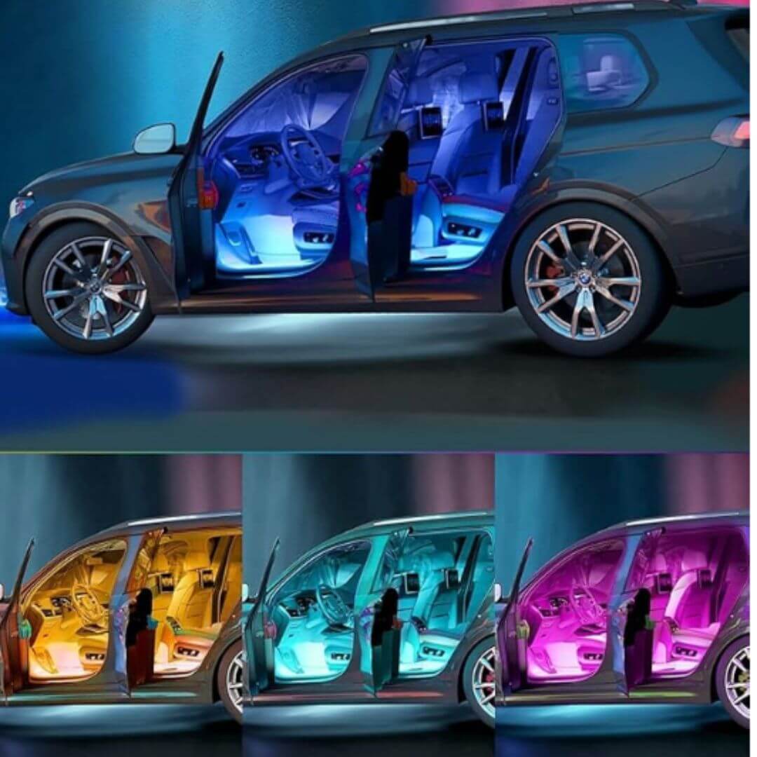 GlowDrive™ - Iluminación Interior que Transforma Tu Auto