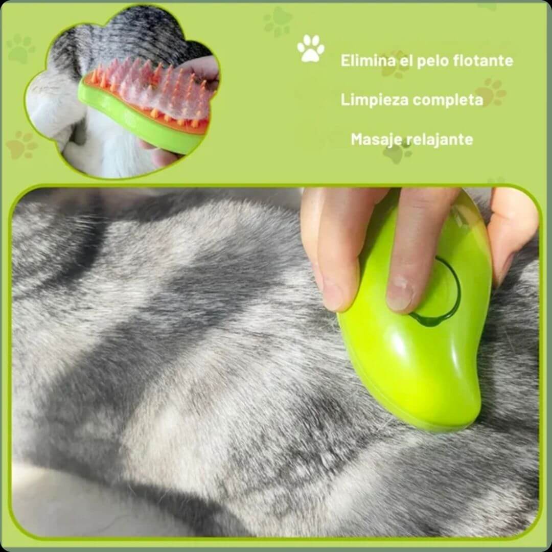SteamPet™: Cuidado 3 en 1 para un pelaje impecable