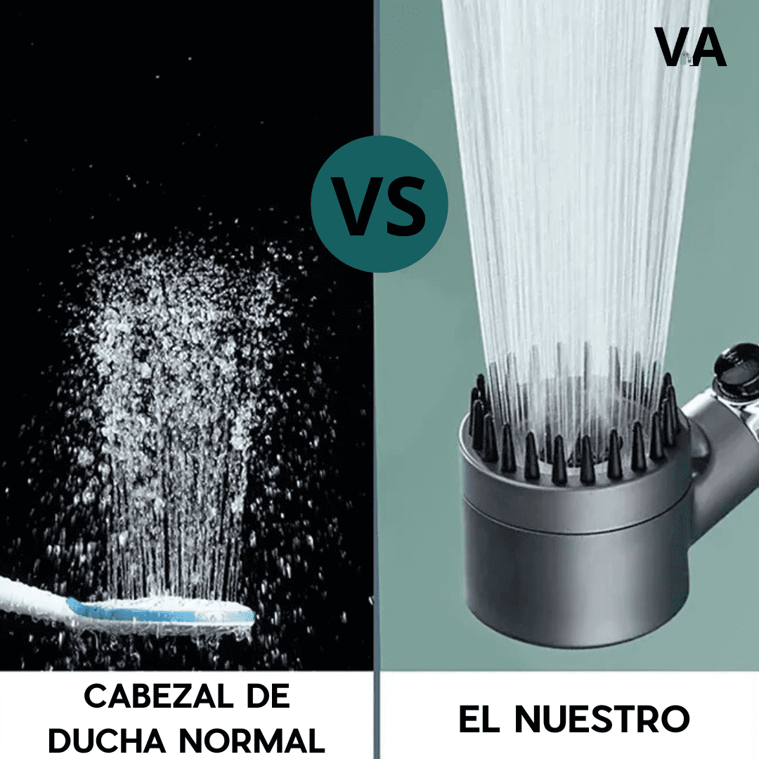 AquaVibe™ Cabezal Ducha Masajeadora Spa
