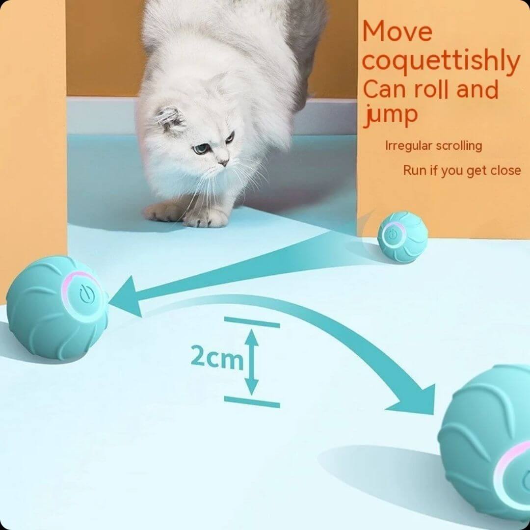 Bola Inteligente: Rueda por todas partes y divierte a tu gato