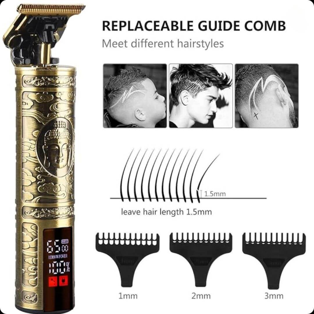 BarberPro Trimmer™: Afeitado Profesional sin Irritaciones