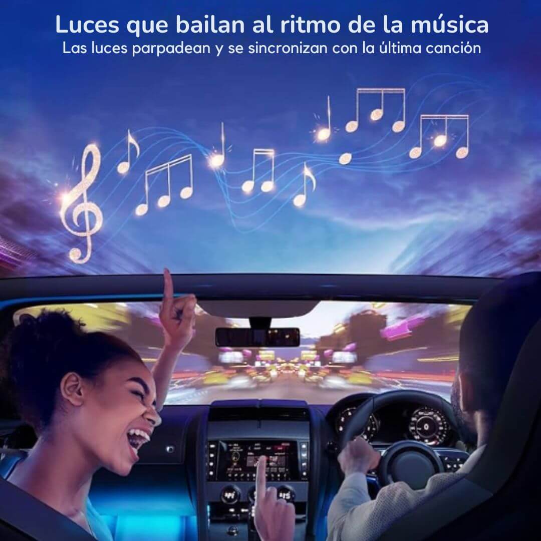GlowDrive™ - Iluminación Interior que Transforma Tu Auto