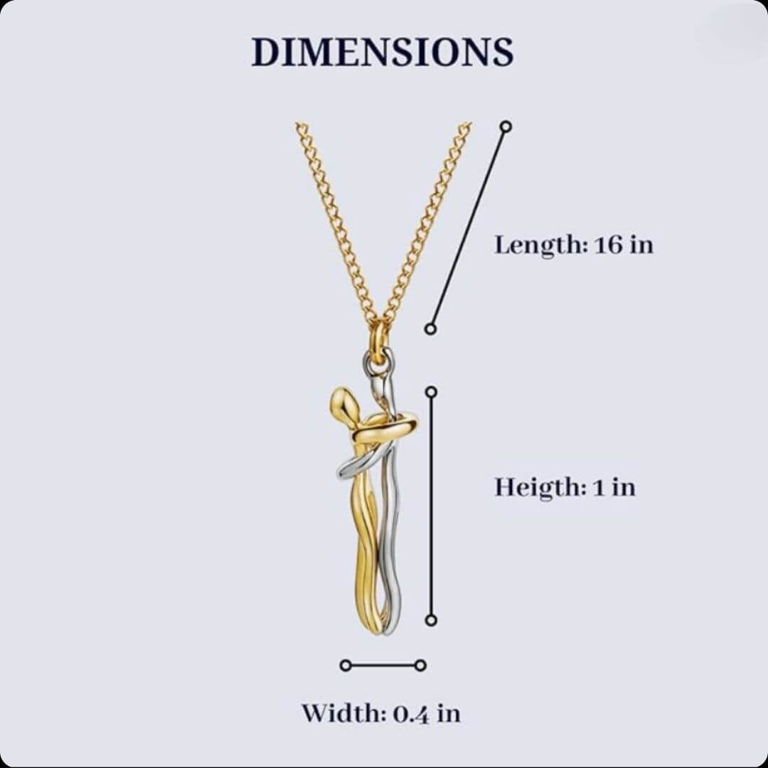 Gold Hug Necklace: Amor Infinito en un Collar