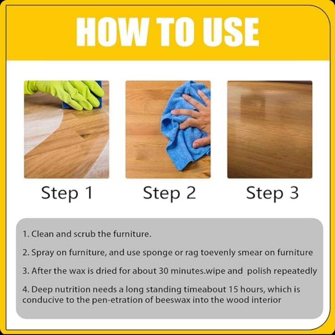 Beewax® - Espuma Renovadora de Muebles