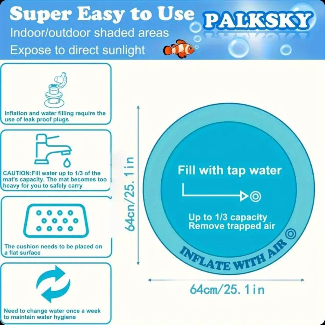 CatSplash Play Mat™ - Tapete 2 en 1: Diversión y descanso en uno 🎁