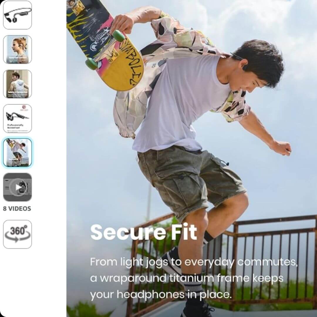 BoneWave™ - Música y Seguridad en Movimiento