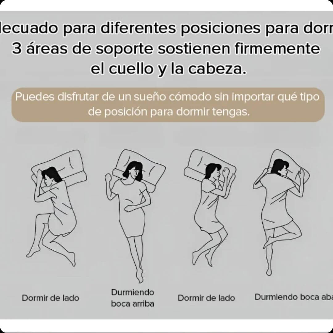 💖Diseño integrado de zona cómoda para dormir almohada de plumas de ganso💖