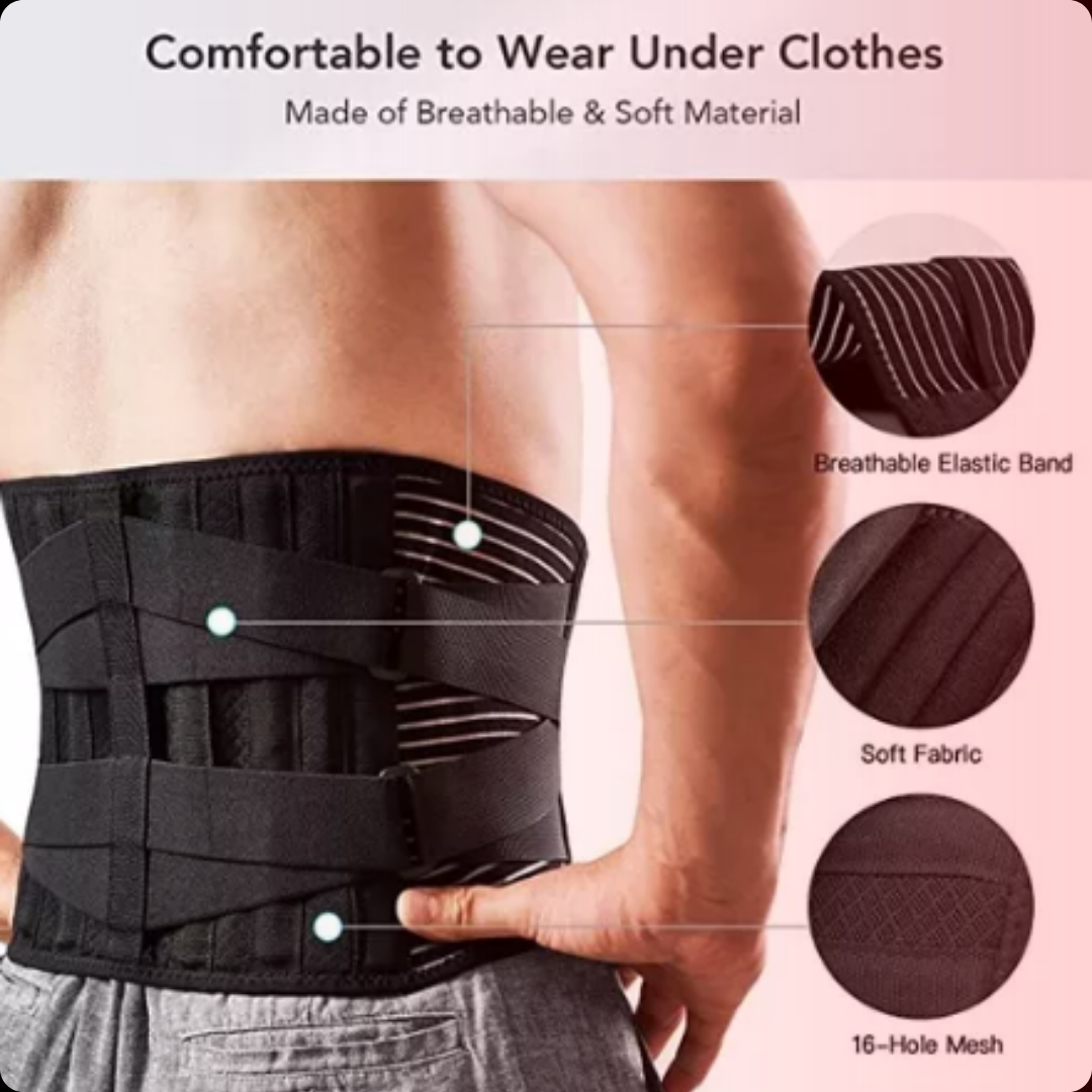 ThermoSupport™ - Faja Lumbar Térmica para Alivio y Soporte Diario