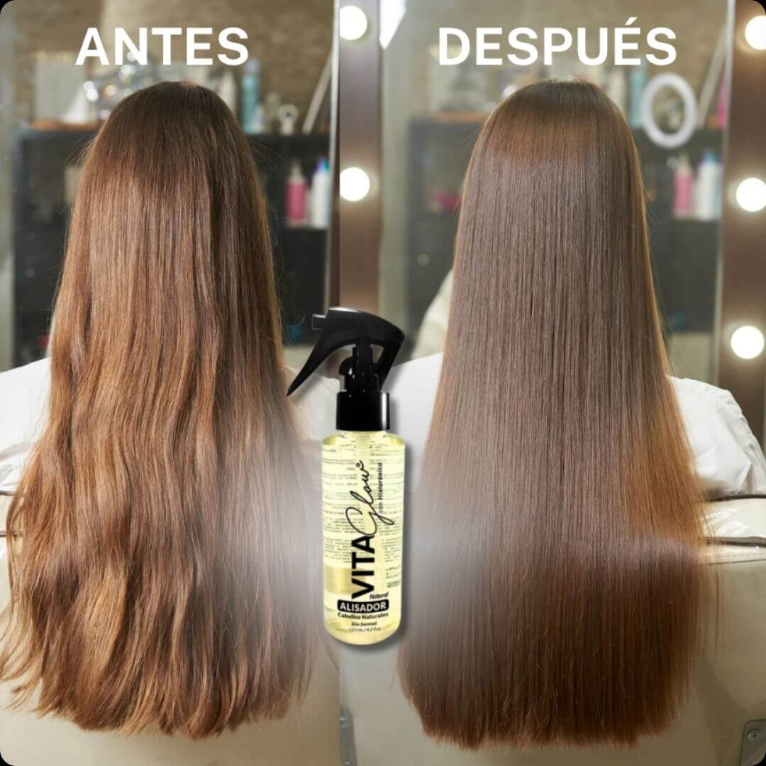 Vitaglow™ - El Alisador y Termoprotector que si funciona 🎁