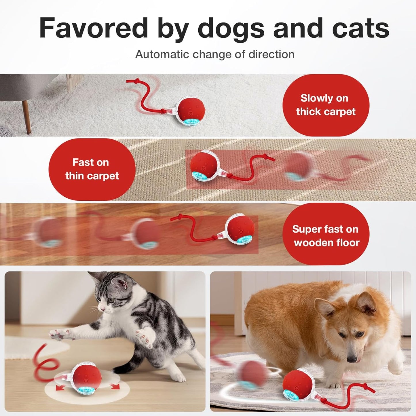 Juguete autopropulsado para gatos PurrChase™