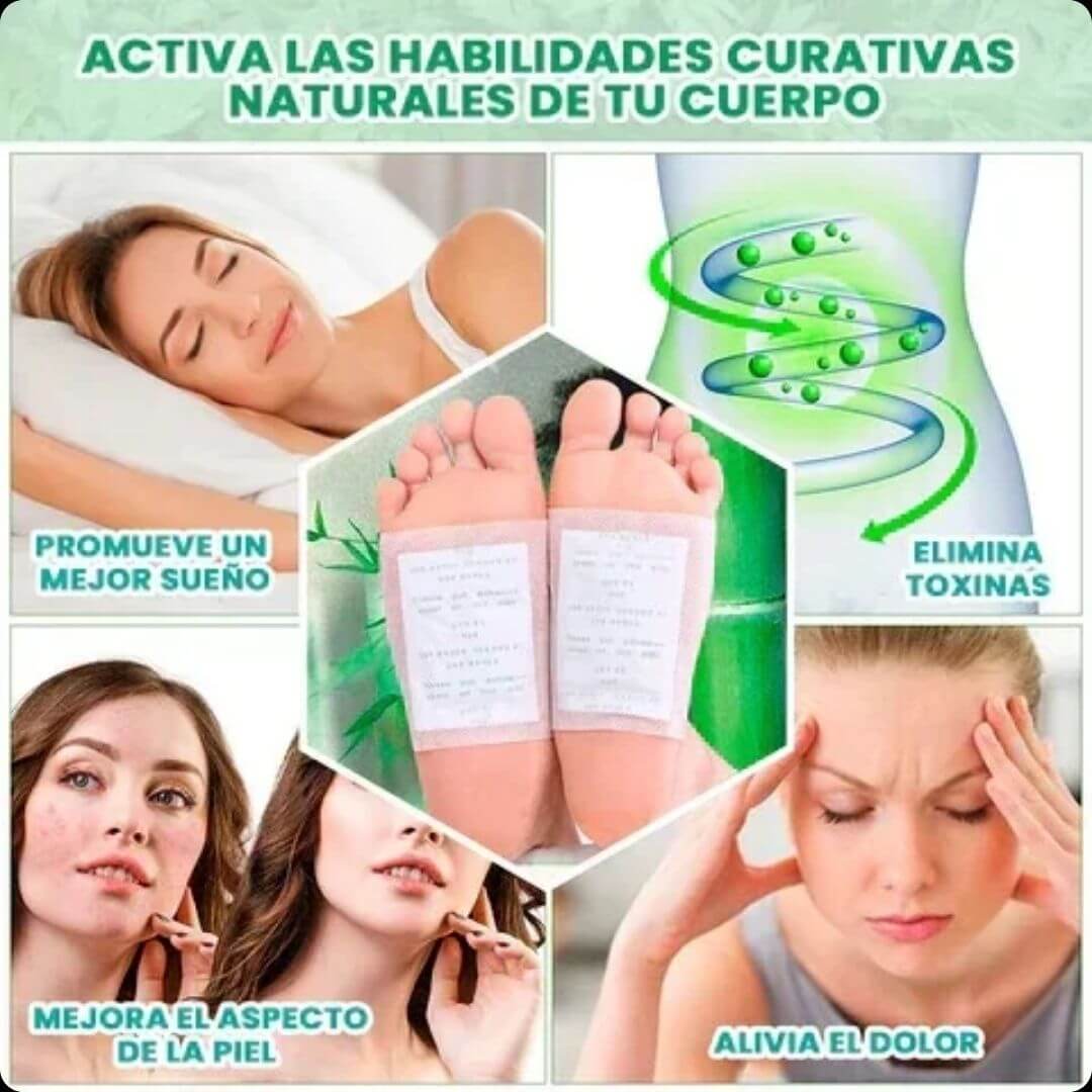 DetoxFoot® Desintoxica tu cuerpo mientras duermes ✨