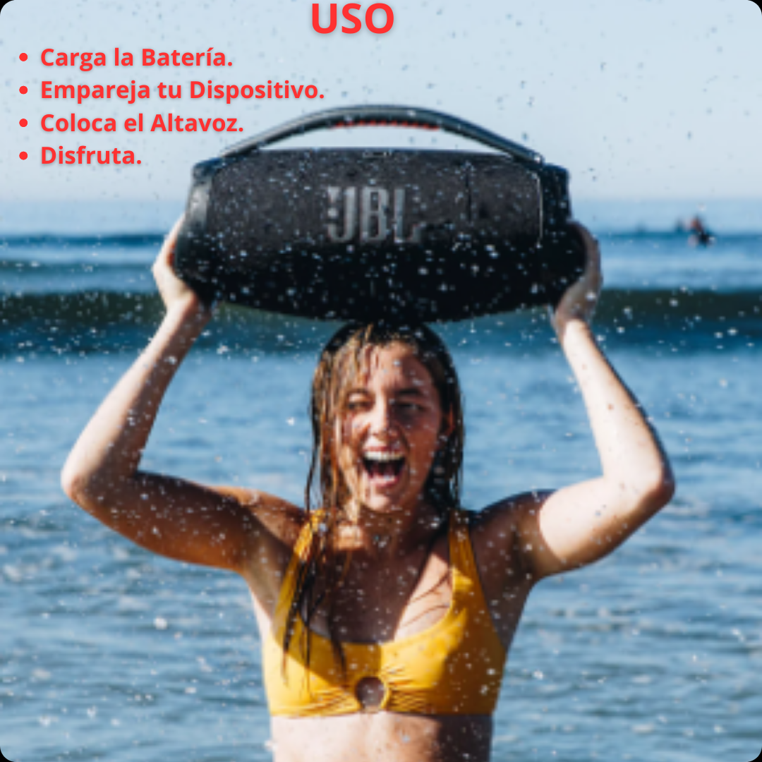 Parlante Boombox 3™ - Potencia y Durabilidad en Cada Nota