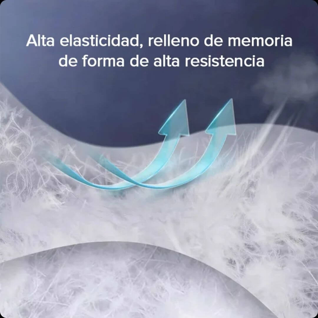 💖Diseño integrado de zona cómoda para dormir almohada de plumas de ganso💖