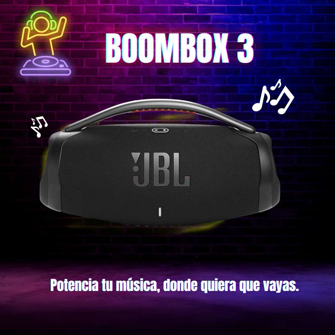 Parlante Boombox 3™ - Potencia y Durabilidad en Cada Nota