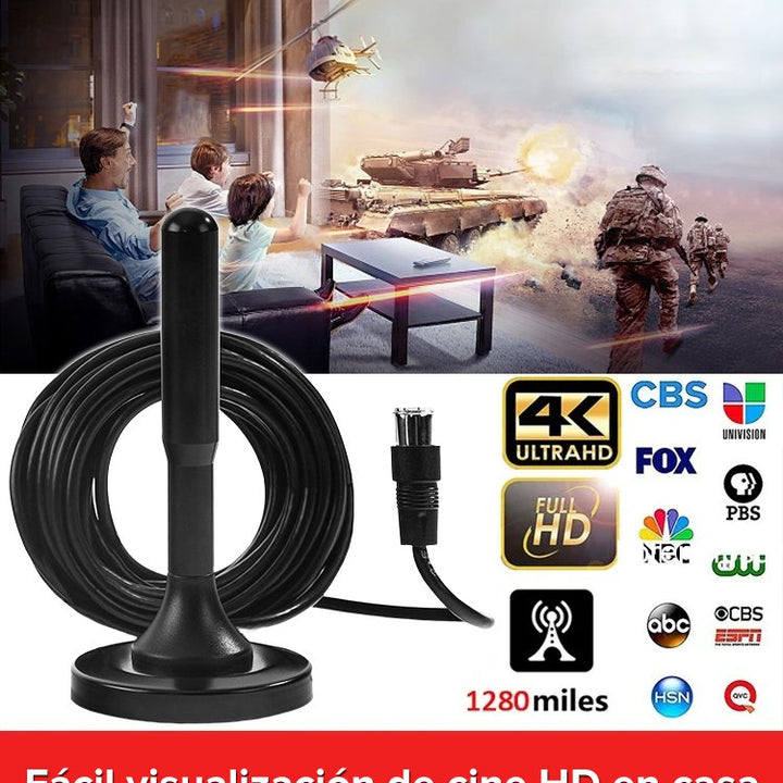 Antena Digital HD 4K Para TV