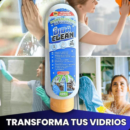 DidaClean™ - Eliminación Efectiva de Manchas en Vidrio y Metal