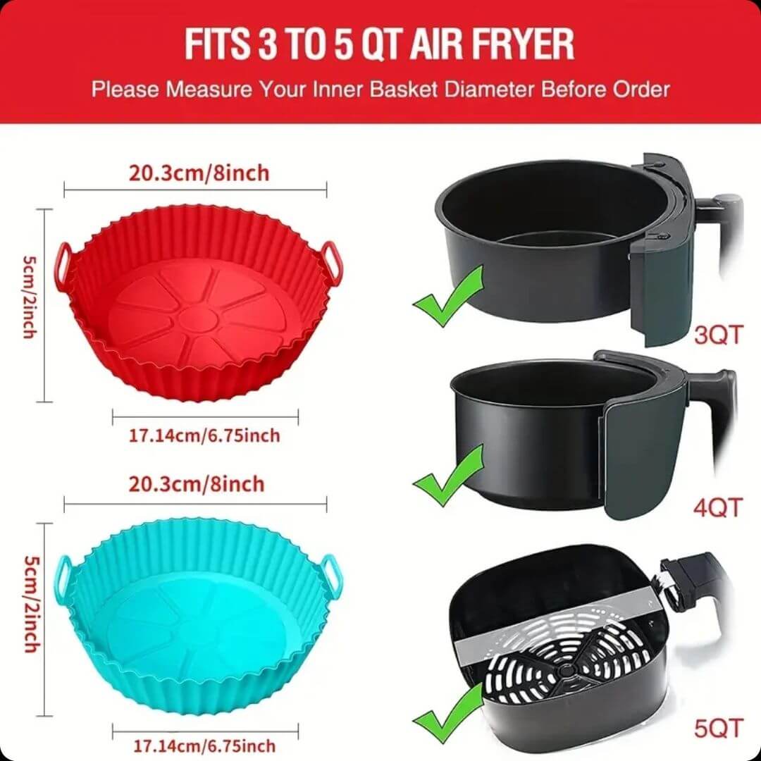 Protectores Reusables de Air Fryer - Set de 6