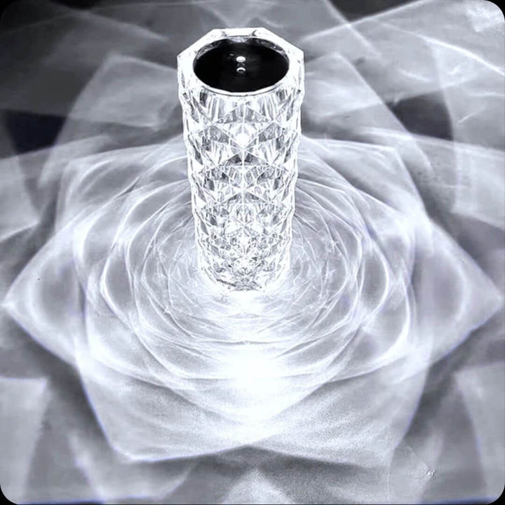 LuxGlow™ - Lámpara de Mesa LED Crystal Rose