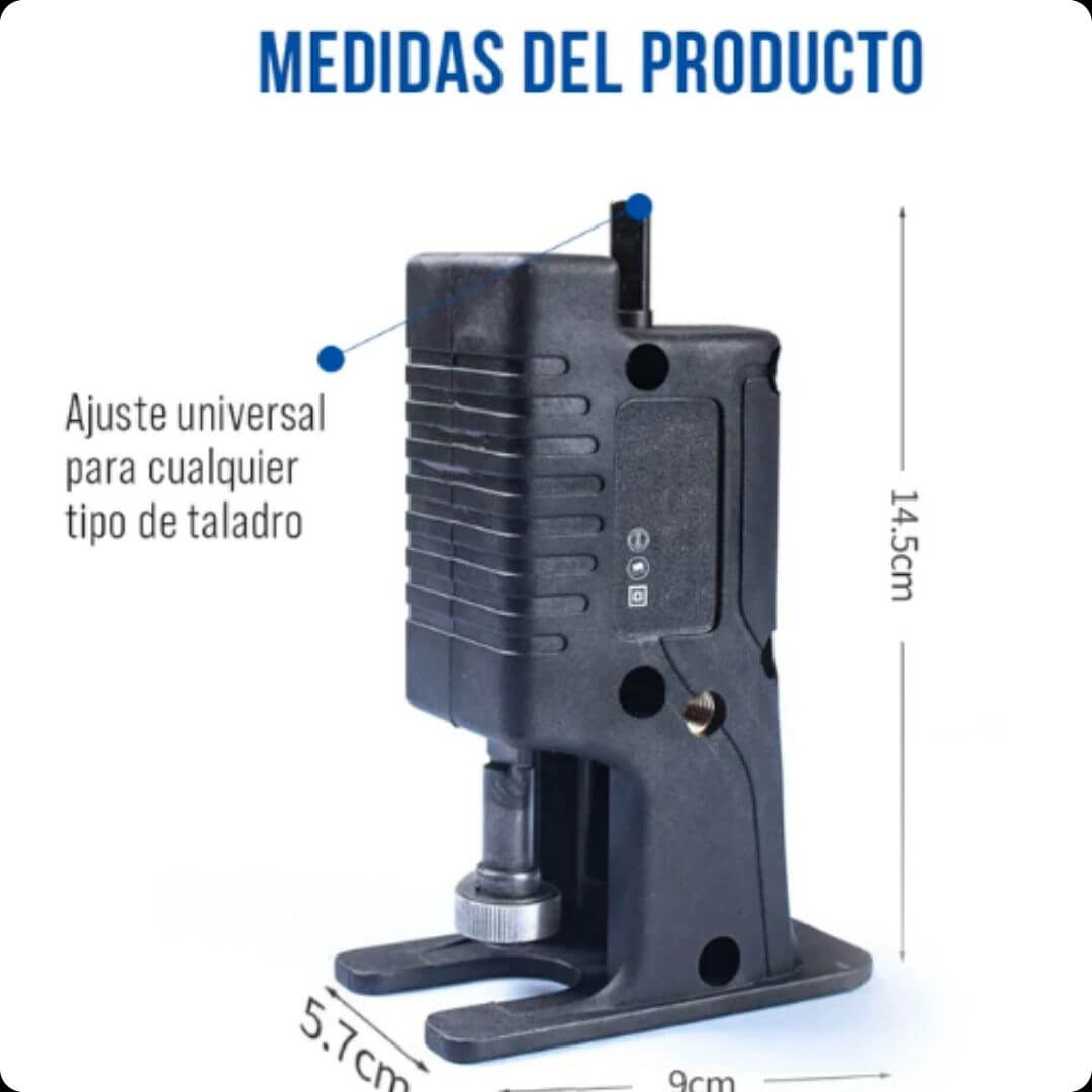 Adaptador Sierra para taladro + HOJAS ALEMANAS DE REGALO 🎁