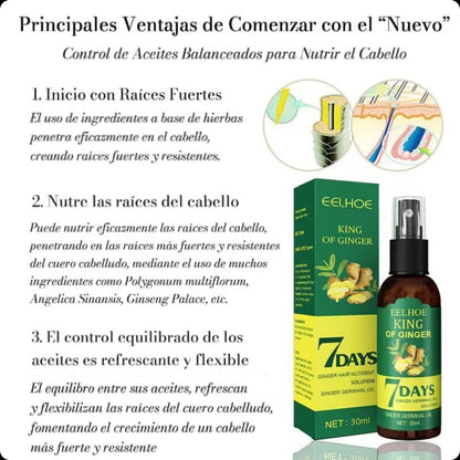 GrowthBoost™ - Spray Capilar Revitalizador de Crecimiento