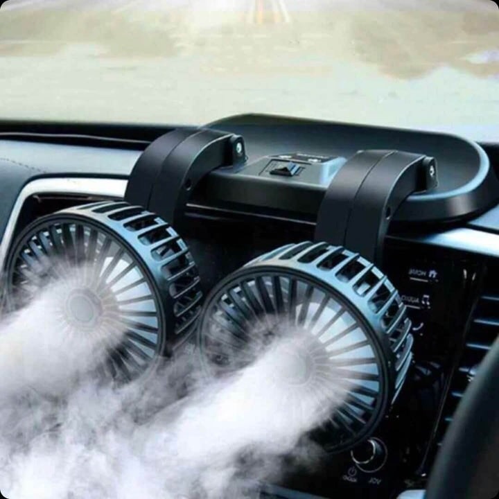 🔥 OFERTA ÚNICA VENTILADOR GIRATORIO PARA VEHICULOS