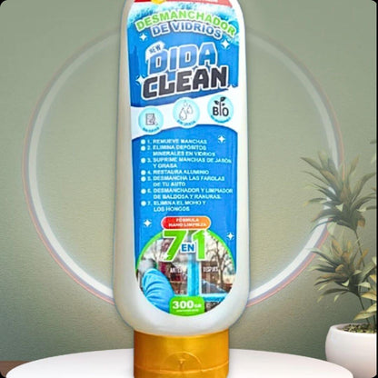 DidaClean™ - Eliminación Efectiva de Manchas en Vidrio y Metal