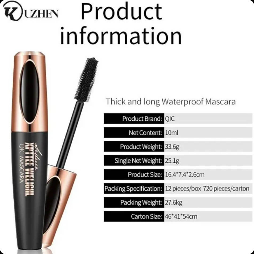 Genève™ Vibely Mascara ¡Pestañas 5 Veces Más Largas y Voluminosas al Instante!