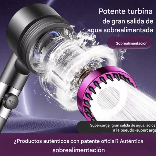 AquaVibe™ Cabezal Ducha Masajeadora Spa