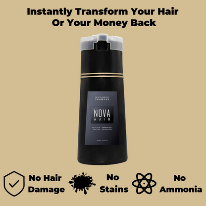 Nova™ Tinte Champú: Di Adiós a las Canas en Solo 10 Minutos