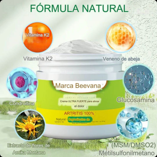 Beevana- Crema para terapia de huesos y articulaciones HOY 2X1 🎁
