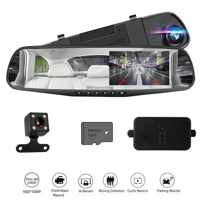 El Retrovisor Inteligente con Cámara Doble Que Revoluciona Tu Manejo 🚗📹